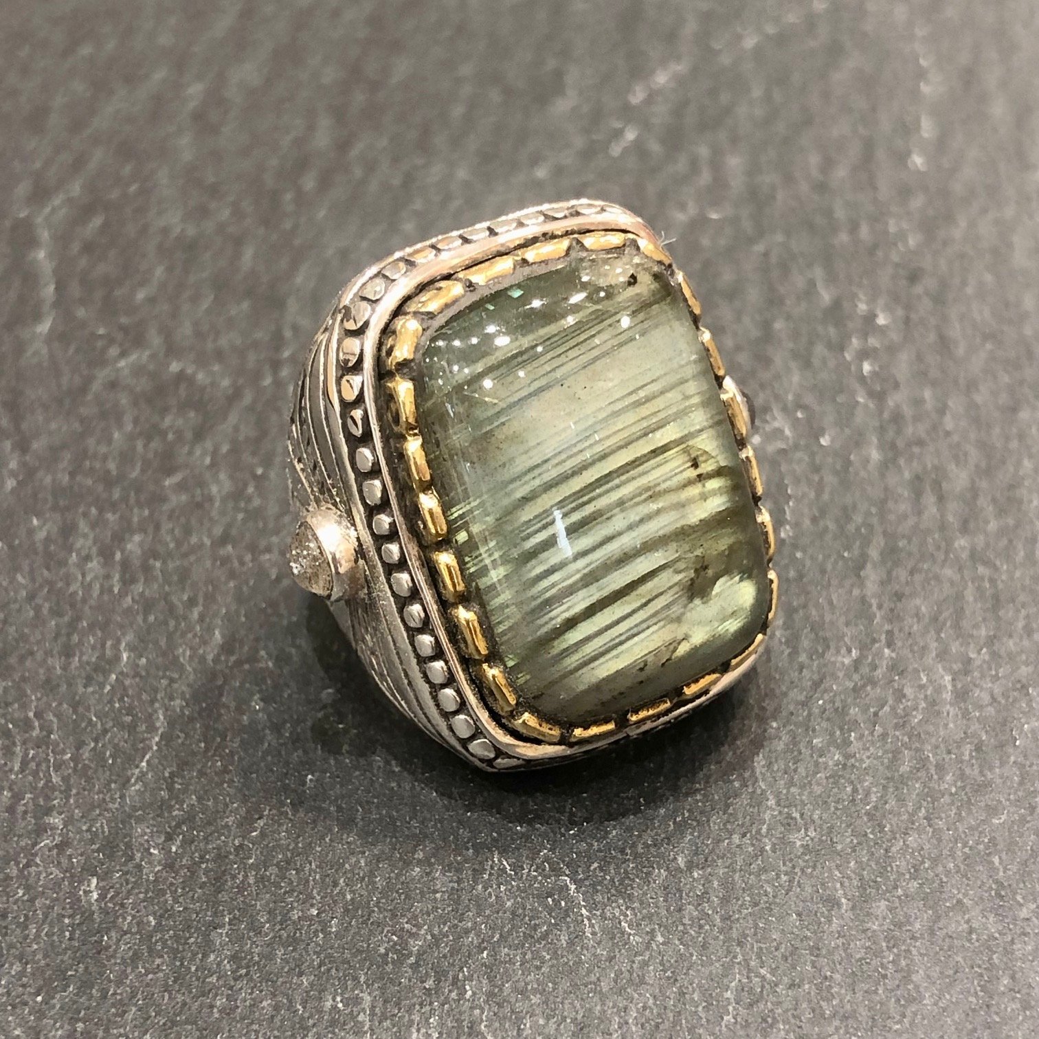 Bague J795 Labradorite