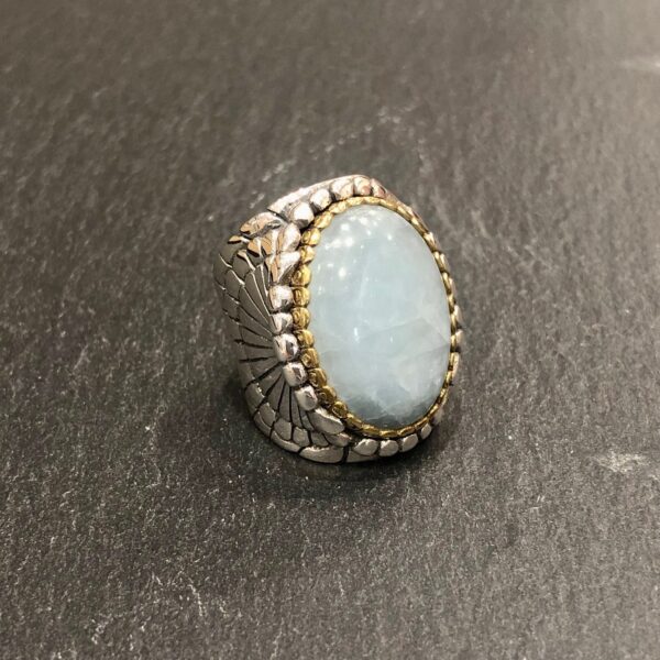 Bague J807 Aigue Marine