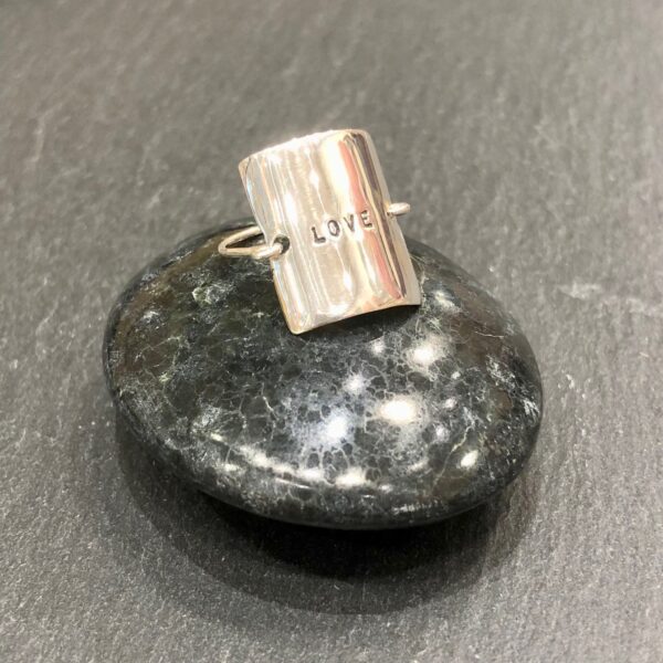 Bague Plaque Love