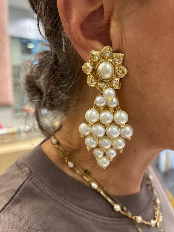 Boucles d'oreilles UVA  Blanc – Image 3