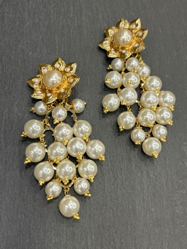 BOUCLES D'OREILLES UVA BLANCHES - ASTREE
