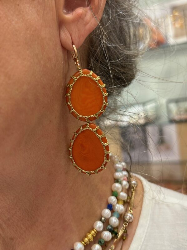 Boucles d'oreilles CARTAGENA Feu – Image 2