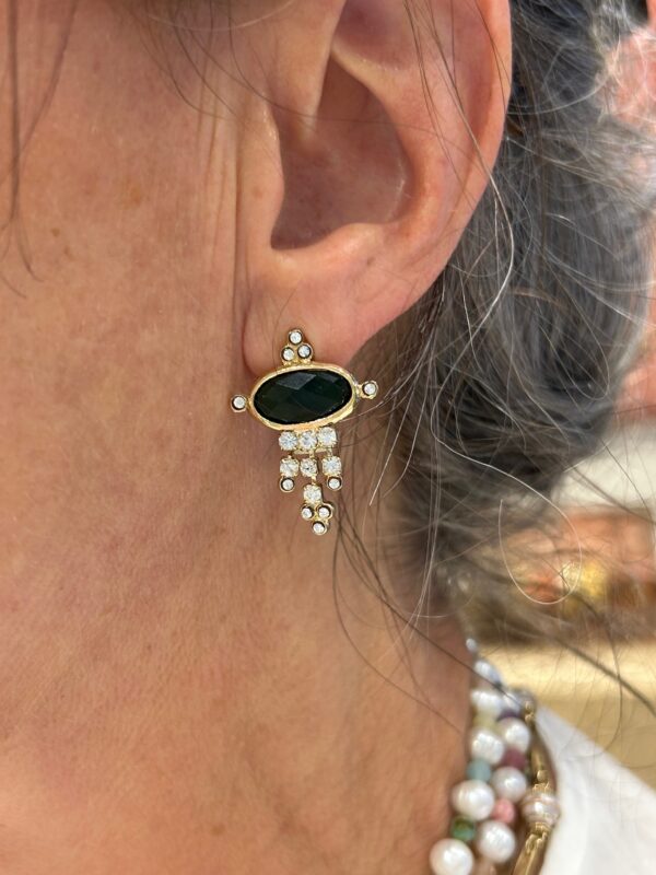 Boucles d'oreilles TIKI Serpentine – Image 3