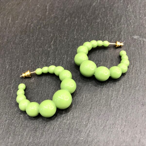 Boucles d'oreilles Andy Vert