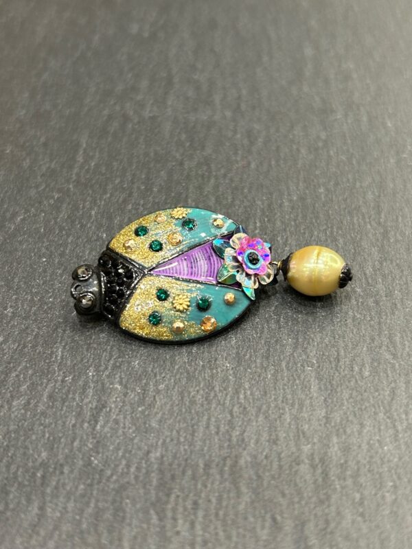 Broche COCCINELLA Noire