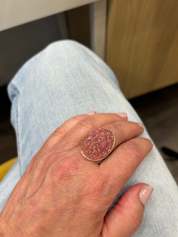 Bague STELLA Crystal Pink – Image 3