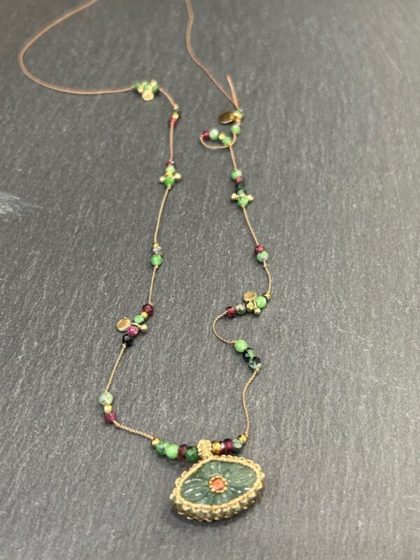 Collier IRIS Chrysoprase