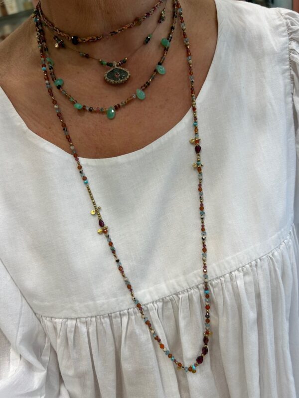 Collier IRIS Chrysoprase – Image 4