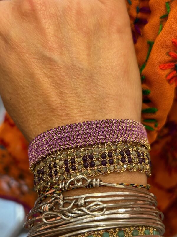 Bracelet TEXTURE Violet – Image 3
