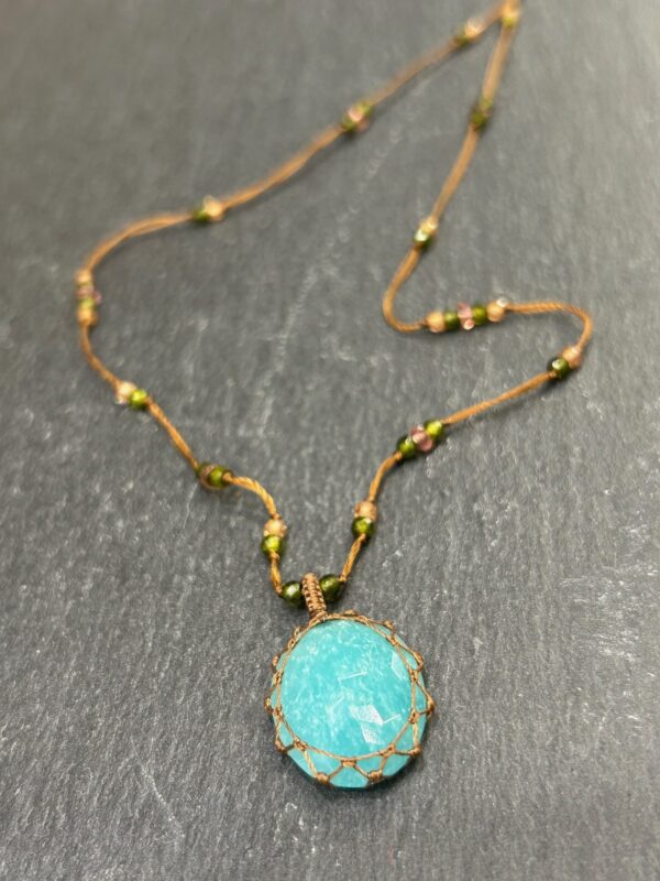 Collier Tibetan Amazonite