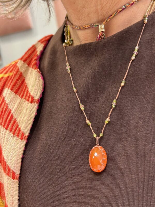 Collier Tibetan Cornaline – Image 3