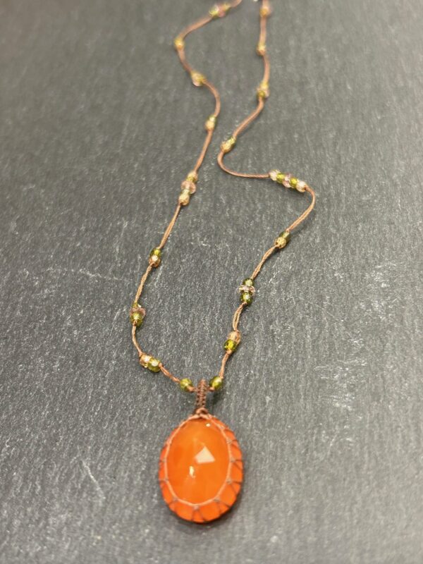 Collier Tibetan Cornaline