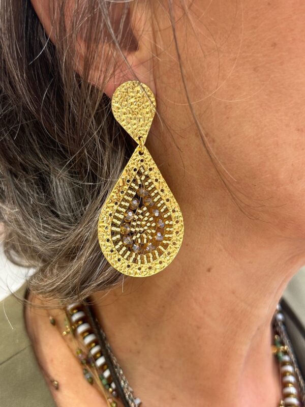 Boucles BAKER Dorées – Image 3