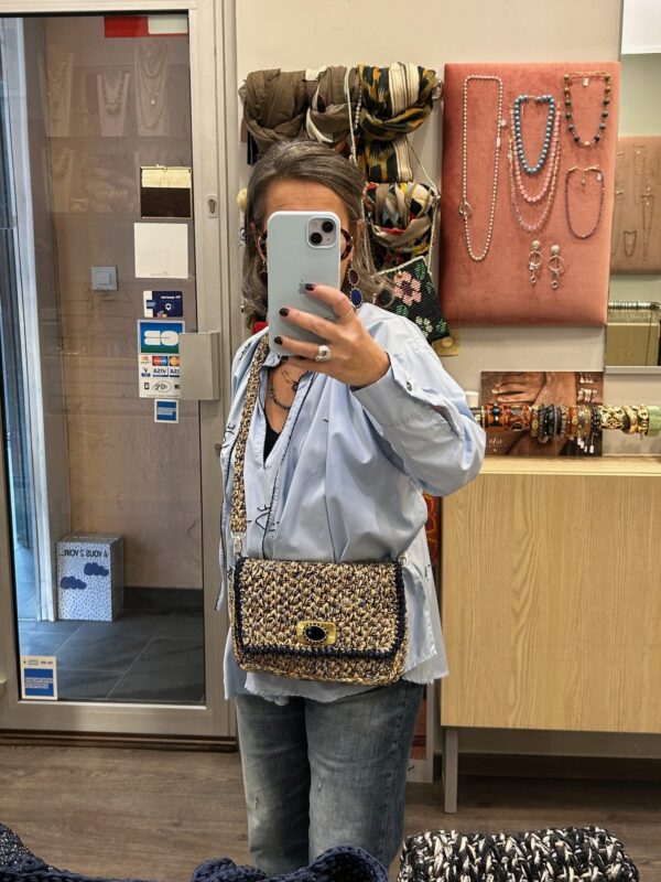 SAC BELAMI Bleu gold – Image 3