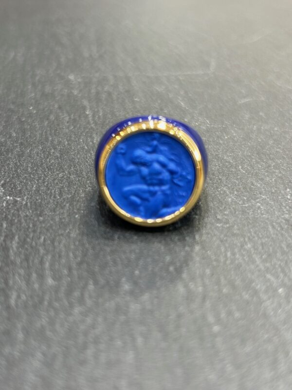 Bague Hercule et Cupidon