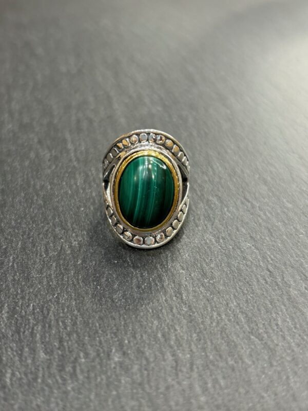 Bague J923 Malachite