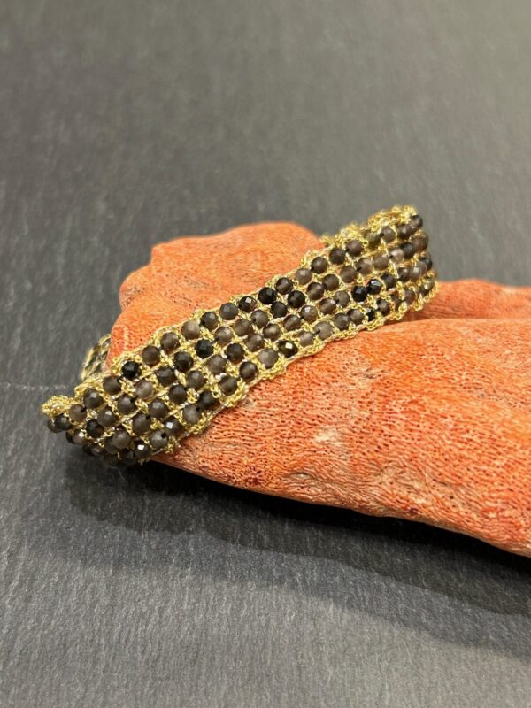 Bracelet JAIPUR Obsidienne