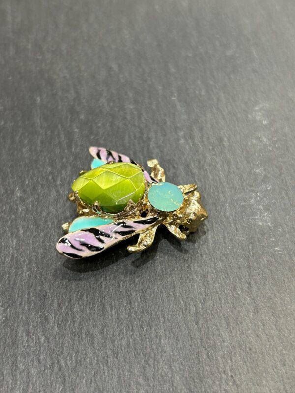 Broche MOUCHE Vert pomme