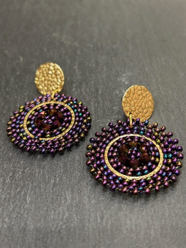 Boucles BABY ESPAGNOLA Aubergine