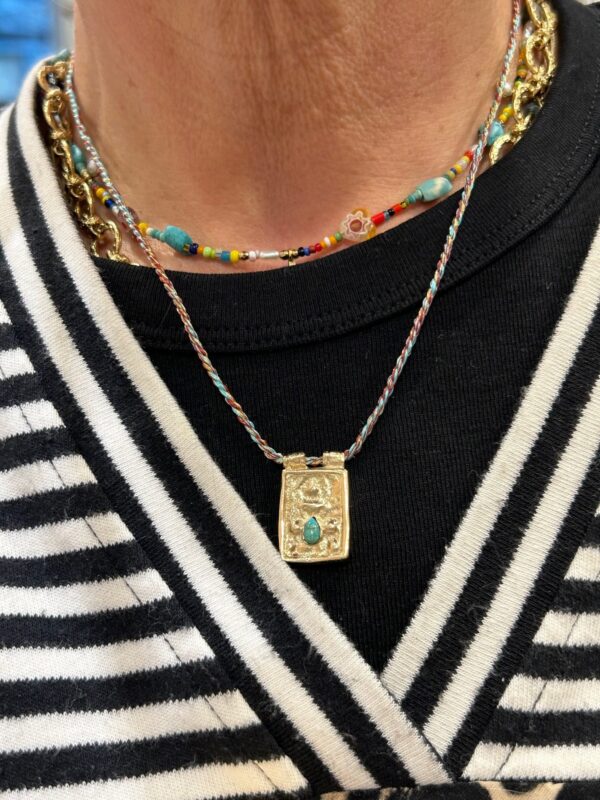 Collier BOUDDHA Turquoise – Image 3