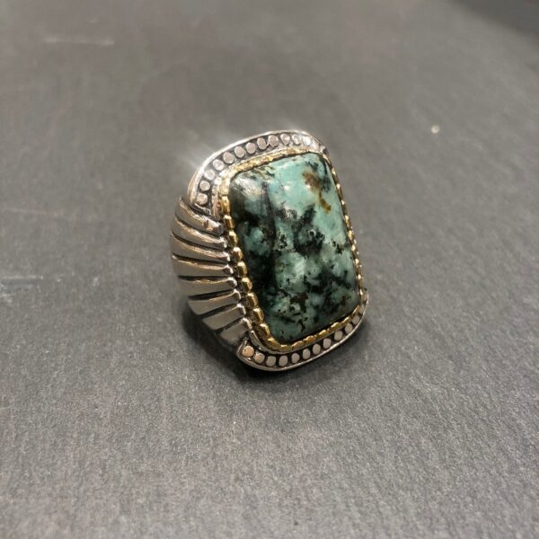 Bague J819 Turquoise Africaine