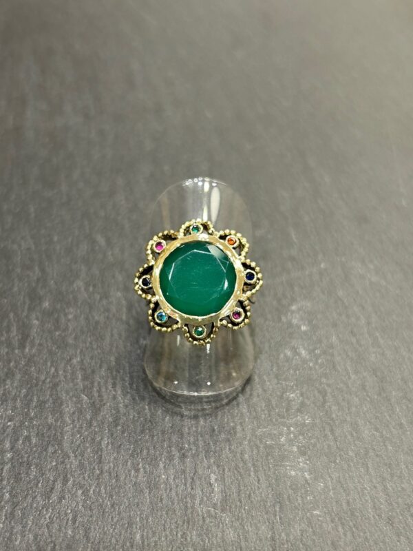 Bague 6722 Onyx vert