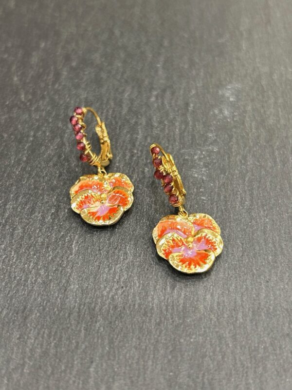 Boucles d'oreilles TAO PENSEES