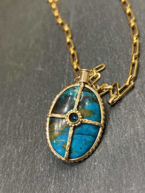 Collier Octave Chrysocolle – Image 2