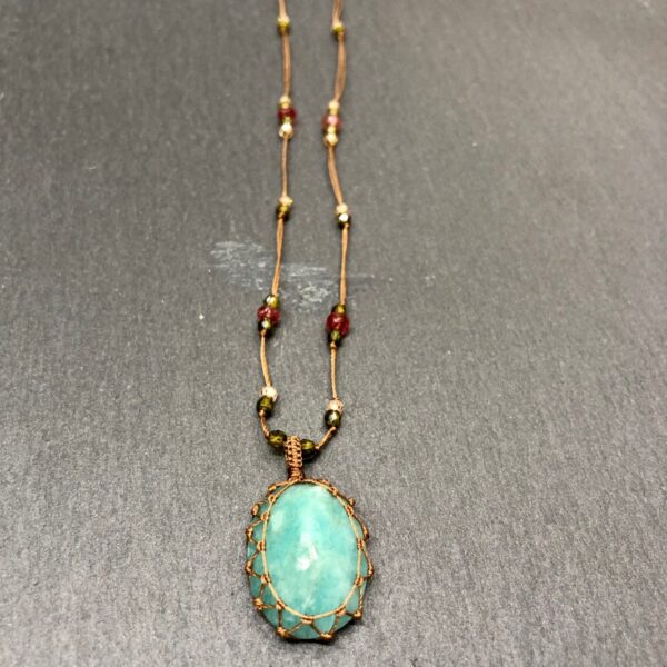 Collier Tibetan Amazonite
