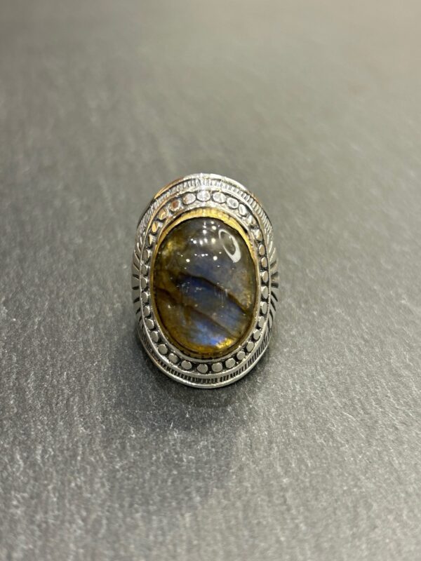 Bague J881 Labradorite