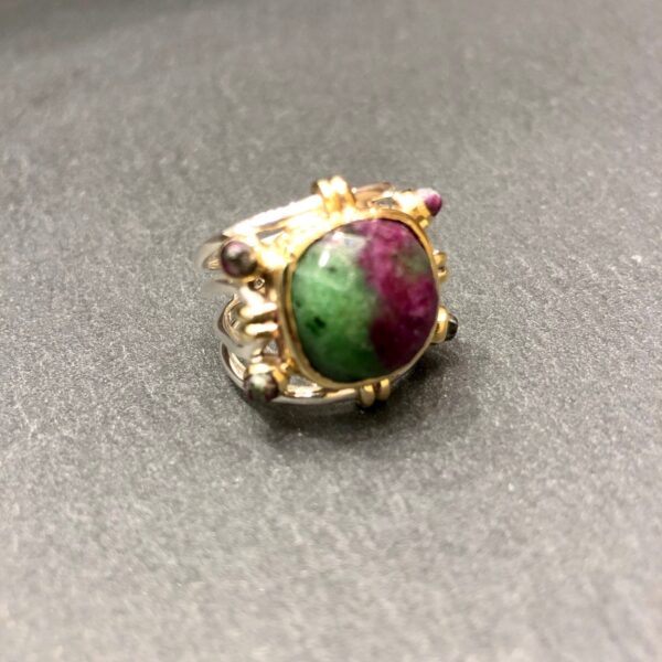 Bague 5971 Rubis Zoïsite
