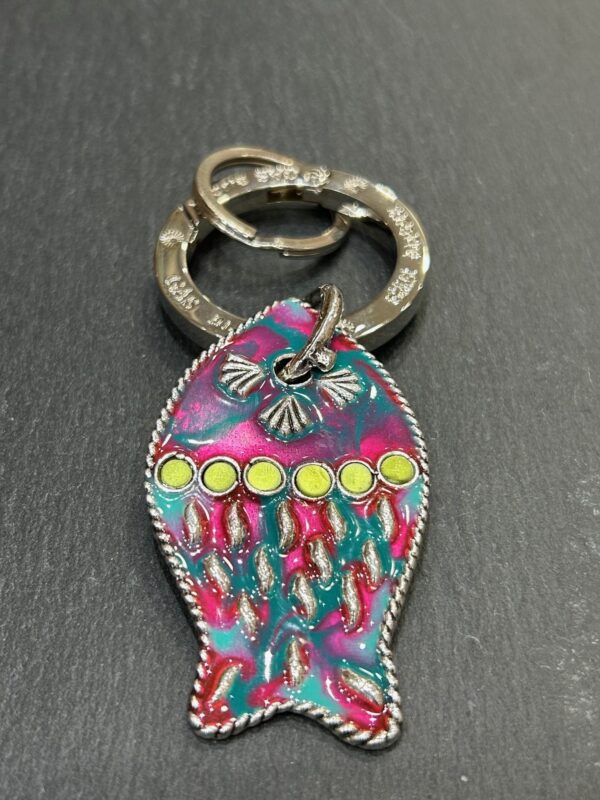 Porte-Clefs NEMO Fuchsia/vert