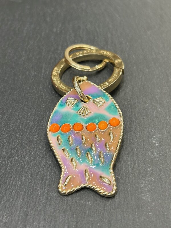 Porte-Clefs NEMO Vert d'eau / mauve