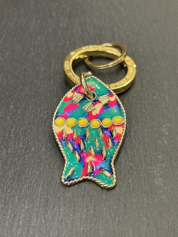 Porte-Clefs NEMO Vert / fuchsia