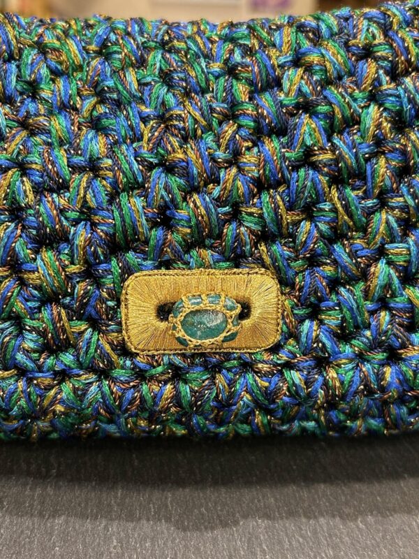 SAC  BOVARY Bleu métallic – Image 3