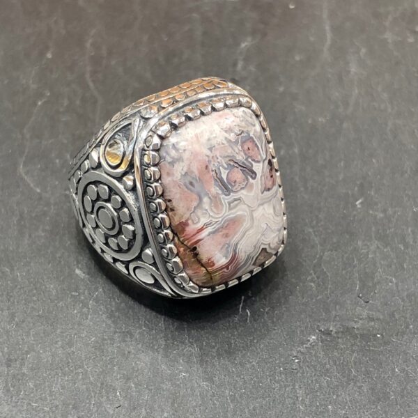 Bague J747 Agate crazy