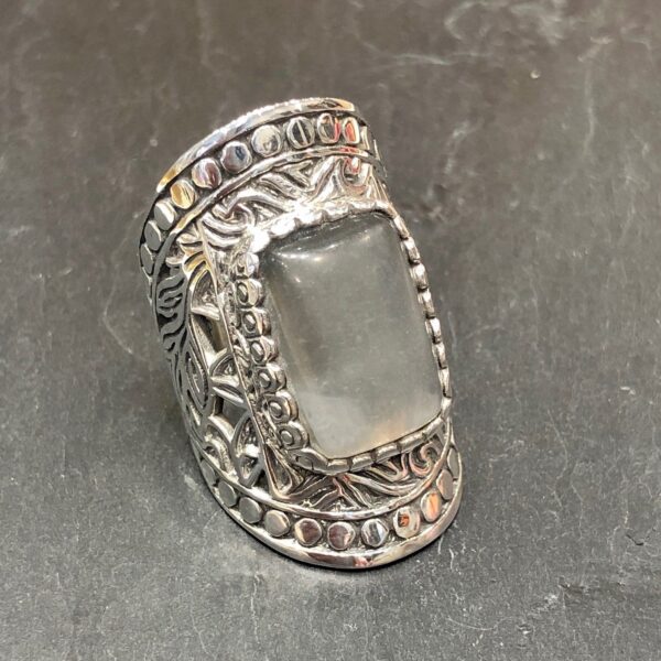 Bague J754 Pierre de lune