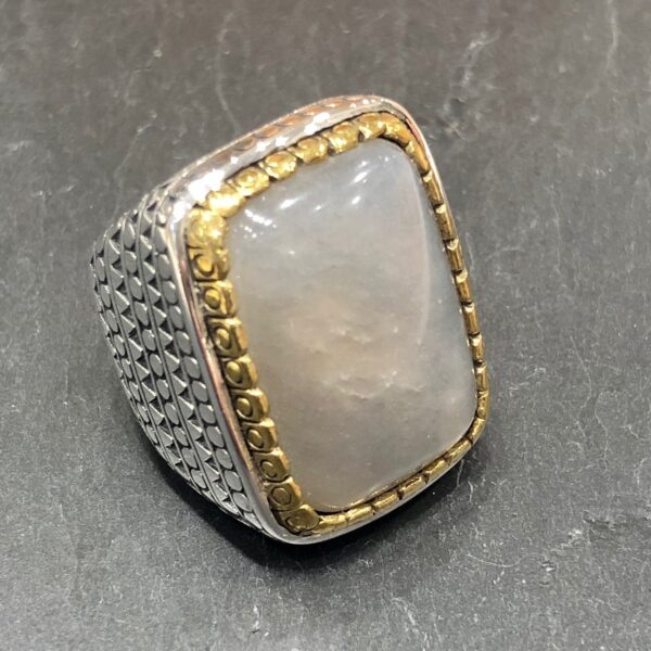 Bague J758 Pierre de lune