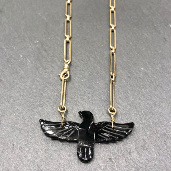 Collier Phoenix Onyx