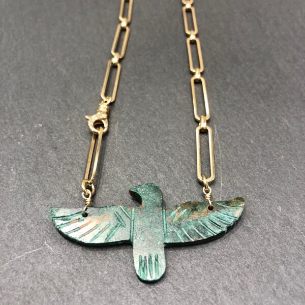Collier Phoenix Chrysocolle
