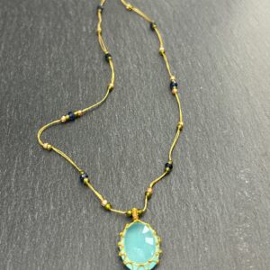 TIBETAN CALCEDOINE BLEUE - ASTREE