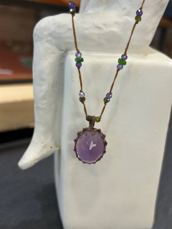 Collier TIBETAN Améthyste – Image 4
