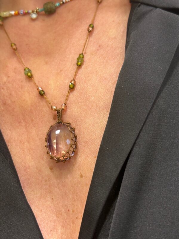 Collier TIBETAN Amétrine – Image 3