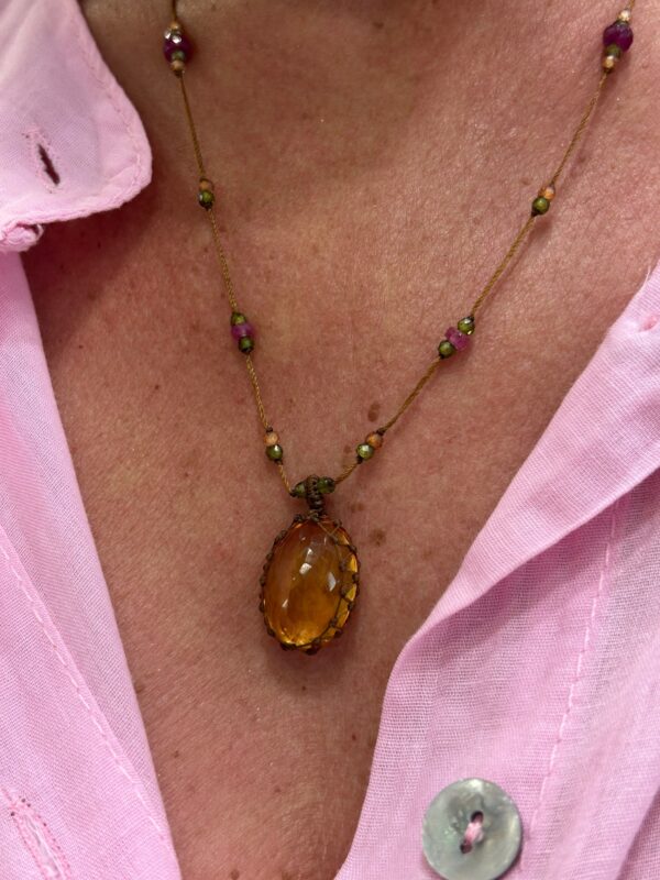 Collier TIBETAN Citrine – Image 3