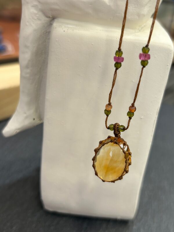 Collier TIBETAN Citrine – Image 4