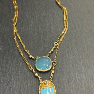 COLLIER SCAPULAIRE SCARABEE - ASTREE