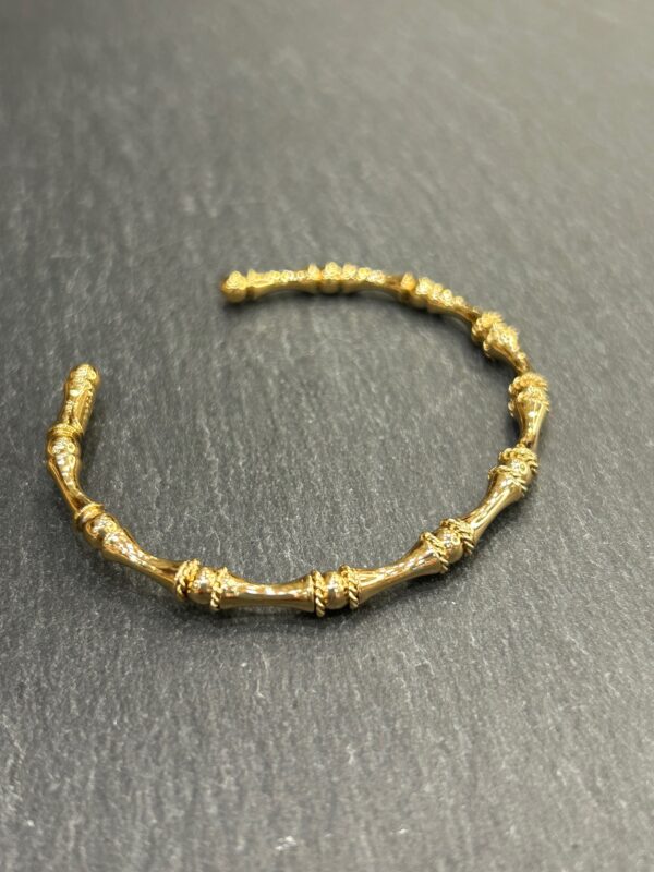 Bracelet BAMBOU doré – Image 4