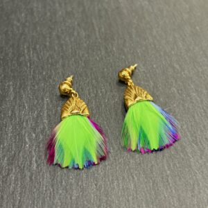 Boucles d'oreilles PLUMETTE - ASTREE