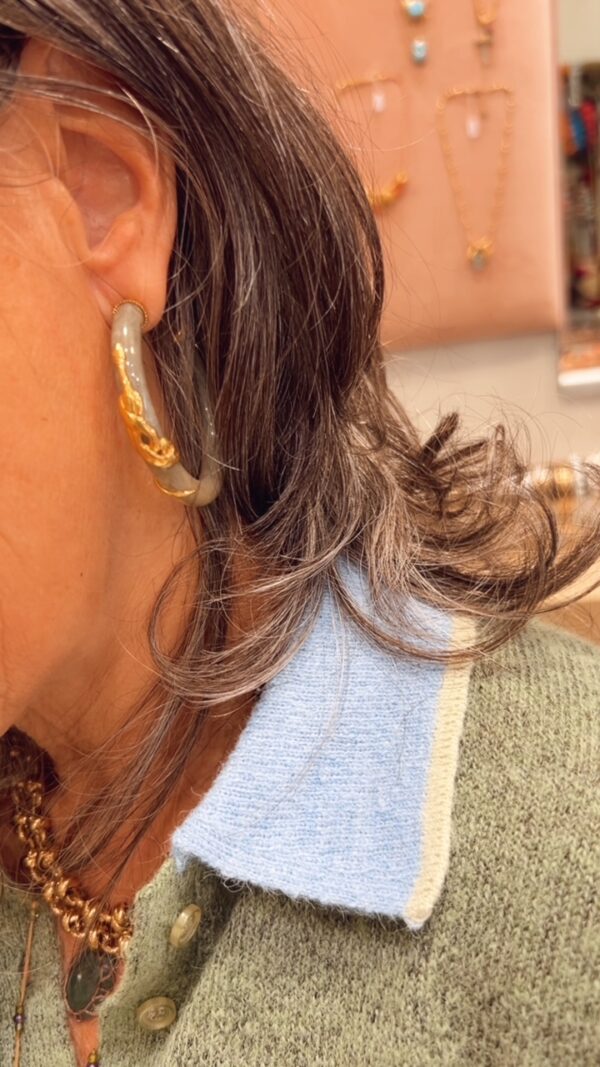 Boucles d'oreilles COBRA Kaki – Image 3