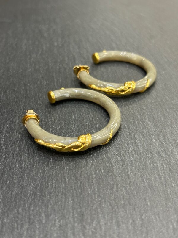 Boucles d'oreilles COBRA Kaki – Image 4